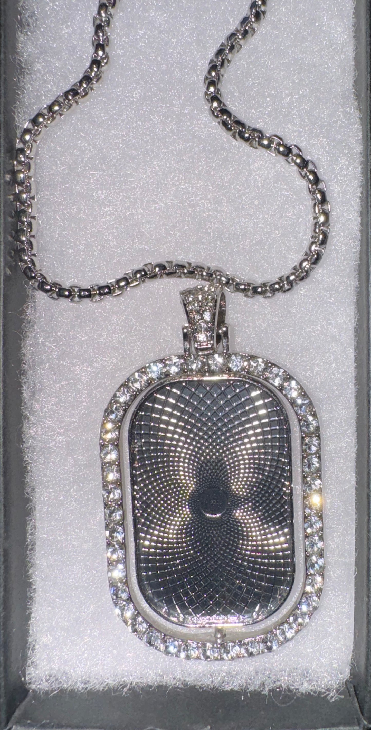 Custom Rotating Bling Necklace