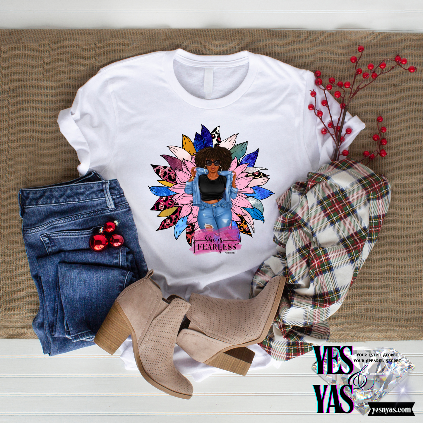 Fearless Flower Tee