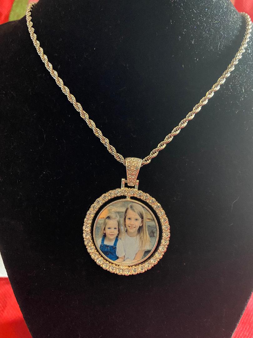 Custom Rotating Bling Necklace