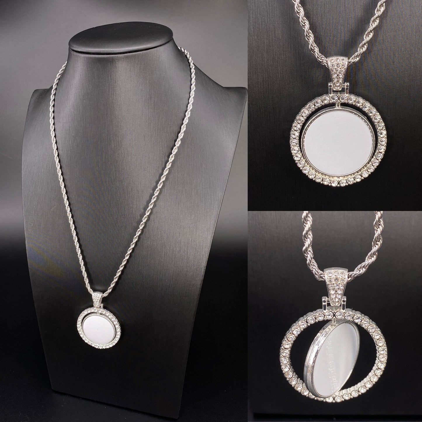 Custom Rotating Bling Necklace