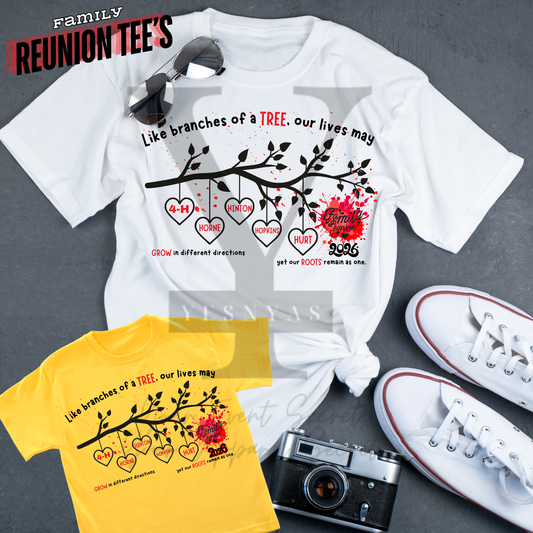 Custom Family Reunion T-shirt