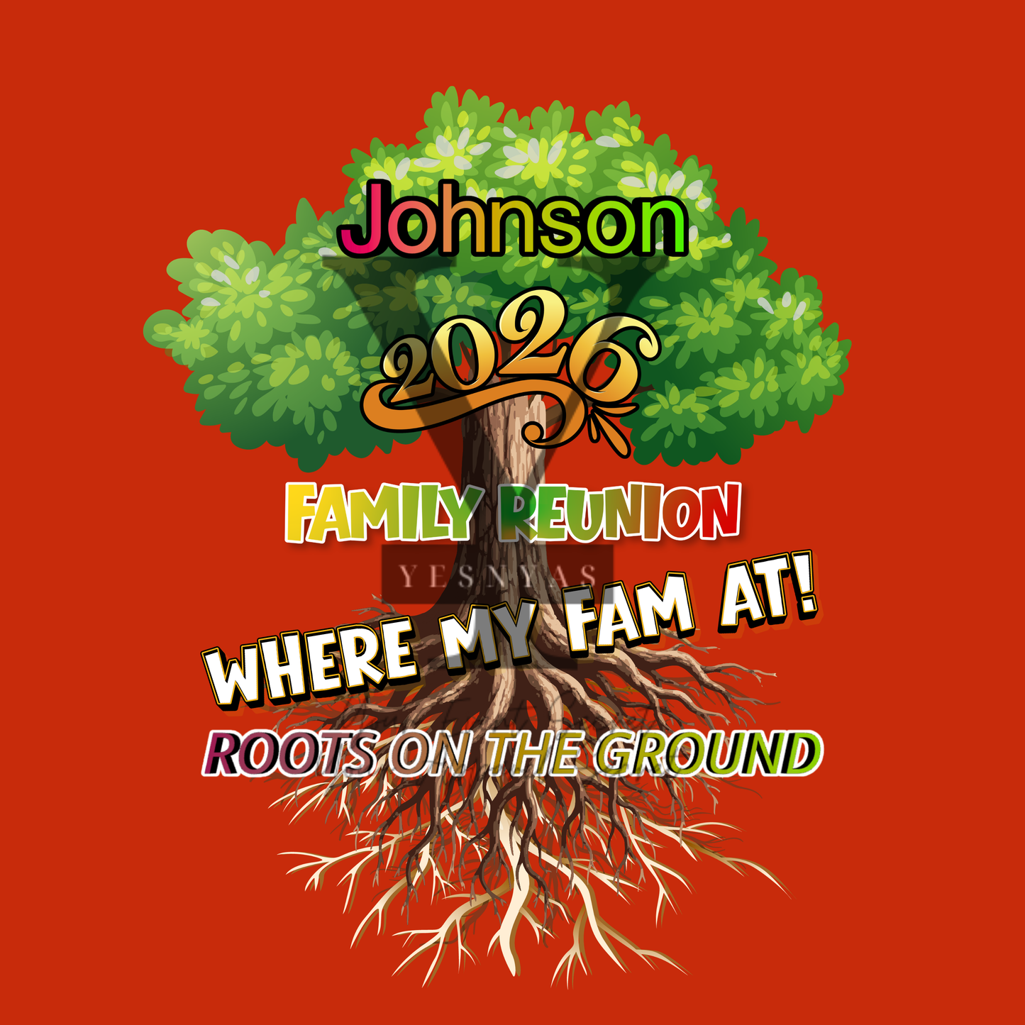 Custom Family Reunion T-shirt