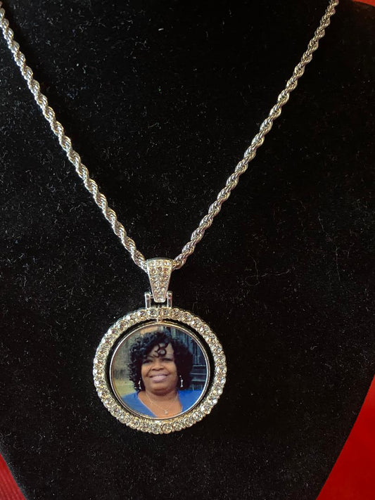 Custom Rotating Bling Necklace